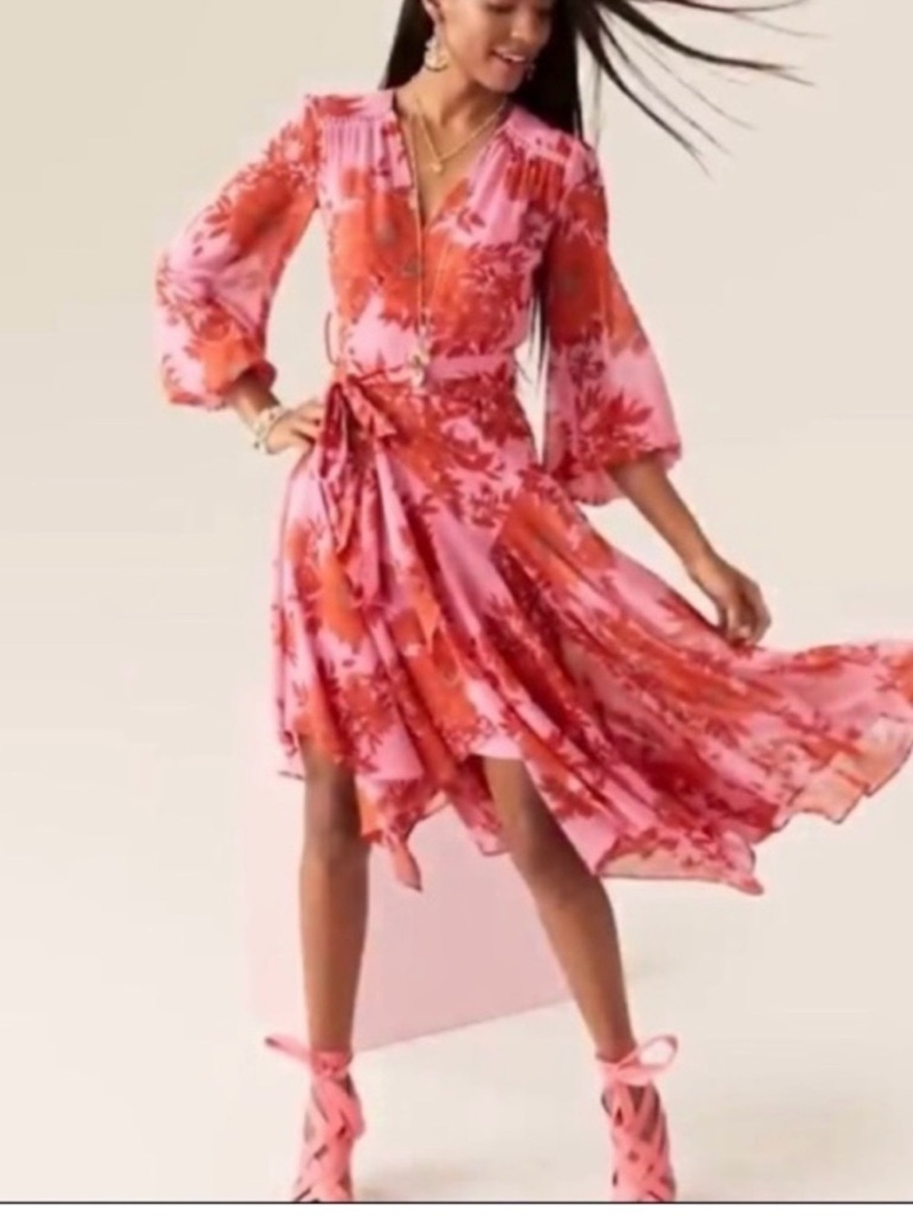 CAbi wrap dress.    Large. - Picture 2 of 4